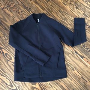 lululemon black zip-up scuba jacket